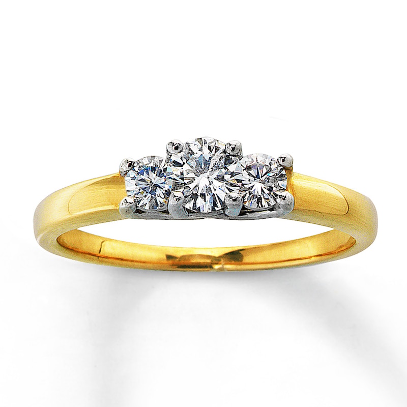 Main Image 1 of Previously Owned Ring 1/2 ct tw Diamonds 14K Yellow Gold