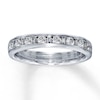 Thumbnail Image 0 of Previously Owned Diamond Anniversary Band 1/2 ct tw Baguette & Round-cut 14K White Gold