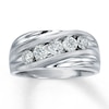 Thumbnail Image 1 of Previously Owned Band 1 ct tw Diamonds 14K White Gold