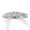 Thumbnail Image 0 of Previously Owned Anniversary Ring 1/2 ct tw Princess-cut Diamonds 14K White Gold