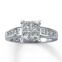 Previously Owned Ring 1-5/8 ct tw Diamonds 14K White Gold