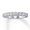 Thumbnail Image 1 of Previously Owned Wedding Band 1/2 ct tw Round-cut Diamonds 14K White Gold