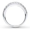 Thumbnail Image 2 of Previously Owned Wedding Band 1/2 ct tw Round-cut Diamonds 14K White Gold