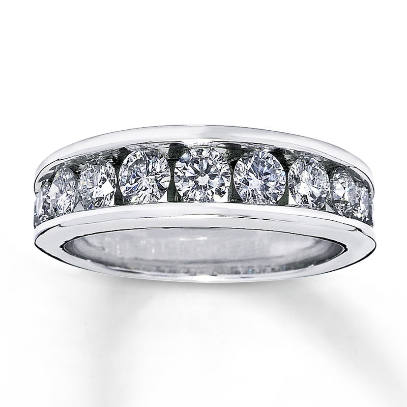 Main Image 1 of Previously Owned Band 1-1/5 ct tw Diamonds 14K White Gold