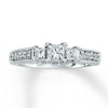 Thumbnail Image 1 of Previously Owned 3-Stone Diamond Ring 3/4 ct tw 14K White Gold