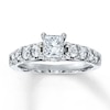 Thumbnail Image 1 of Previously Owned Ring 1-3/8 ct tw Diamonds 14K White Gold