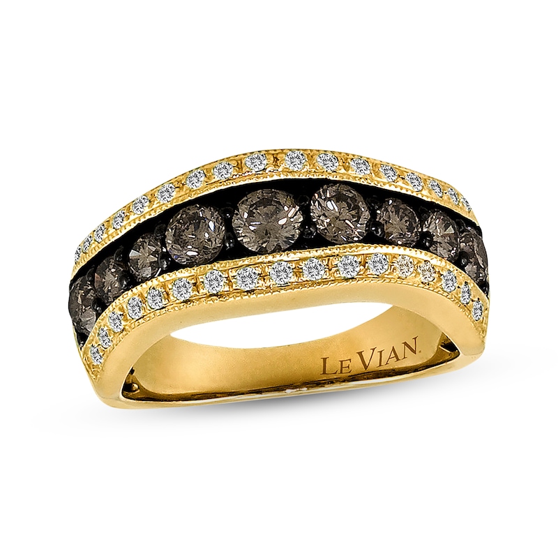 Previously Owned Le Vian Diamond Wedding Band 1-1/3 ct tw 14K Honey Gold