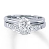 Thumbnail Image 4 of Previously Owned Wedding Band 1/5 ct tw Round-cut Diamonds 14K White Gold