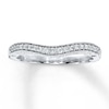 Thumbnail Image 1 of Previously Owned Wedding Band 1/6 ct tw Round-cut Diamonds 14K White Gold