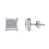 Thumbnail Image 0 of Previously Owned Diamond Earrings 1/6 ct tw Round-Cut Sterling Silver