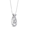 Thumbnail Image 2 of Previously Owned Necklace 1/2 Carat Diamond 14K White Gold