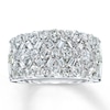 Thumbnail Image 0 of Previously Owned Diamond Anniversary Ring 2-1/8 ct tw Diamonds 14K White Gold