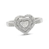 Thumbnail Image 1 of Previously Owned Diamond Heart Ring 1/4 ct tw Round-cut 10K White Gold