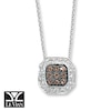 Thumbnail Image 0 of Previously Owned Le Vian Necklace 3/8 ct tw Diamonds 14K White Gold