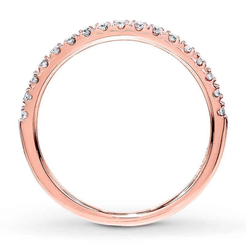 Main Image 2 of Previously Owned Anniversary Band 1/4 ct tw Round-cut Diamonds 10K Rose Gold