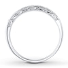 Thumbnail Image 1 of Previously Owned Diamond Anniversary Band 1/10 ct tw Round-cut 10K White Gold