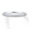 Thumbnail Image 2 of Previously Owned Diamond Anniversary Band 1/10 ct tw Round-cut 10K White Gold