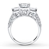 Thumbnail Image 2 of Previously Owned 3-Stone Ring 2 ct tw Diamonds 14K White Gold