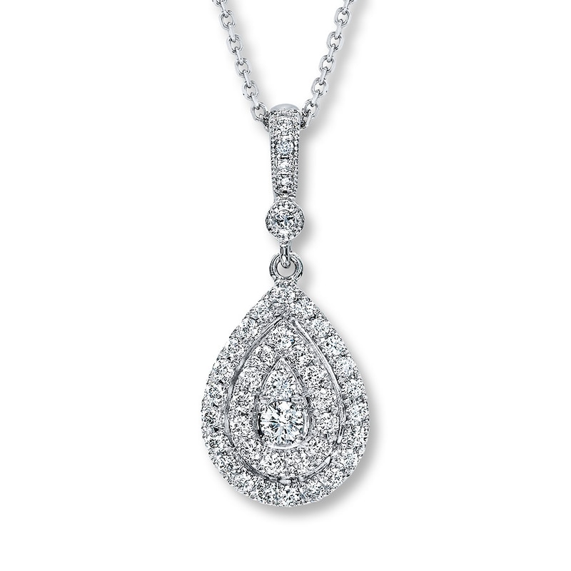 Previously Owned Neil Lane Designs 1/2 ct tw Diamonds 14K White Gold Necklace