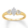 Thumbnail Image 1 of Previously Owned Promise Ring 1/6 ct tw Diamonds 10K Yellow Gold