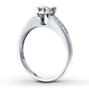 Thumbnail Image 2 of Previously Owned Diamond Engagement Ring 3/8 ct tw Princess-cut 14K White Gold