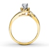 Thumbnail Image 2 of Previously Owned Diamond Engagement Ring 1/4 ct tw Round-cut 14K Yellow Gold