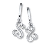 Thumbnail Image 0 of Previously Owned Earrings 1/20 ct tw Diamonds Sterling Silver
