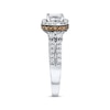 Thumbnail Image 1 of Previously Owned Le Vian Vanilla Diamonds 1-1/4 ct tw Princess & Round-cut 14K Vanilla/Chocolate Gold Engagement Ring