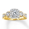 Thumbnail Image 1 of Previously Owned Diamond Engagement Ring 1 ct tw Round-cut 14K Yellow Gold