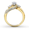 Thumbnail Image 2 of Previously Owned Three-Stone Diamond Ring 3/4 ct tw 10K Yellow Gold