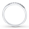 Thumbnail Image 2 of Previously Owned Diamond Anniversary Band 1/4 ct tw Round-cut 10K White Gold