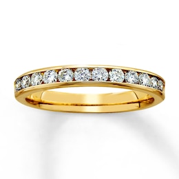 Previously Owned Diamond Anniversary Band 1/2 ct tw Round-cut 10K Yellow Gold