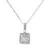 Thumbnail Image 1 of Previously Owned Diamond Necklace 1/2 ct tw Round-Cut Sterling Silver 18&quot;