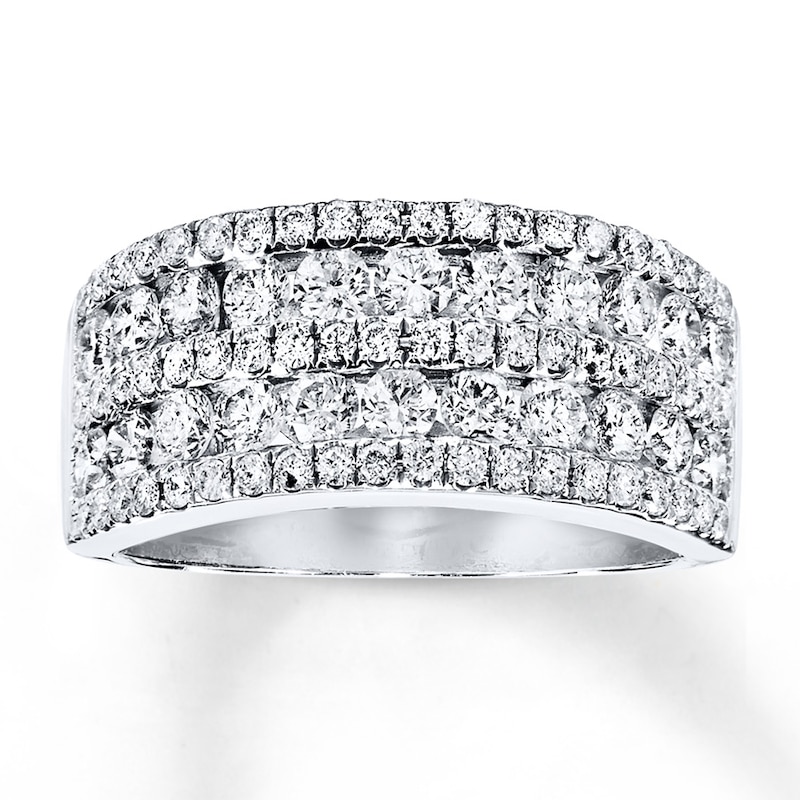 Previously Owned Diamond Anniversary Band 1-1/2 cts tw Round-cut 14K ...