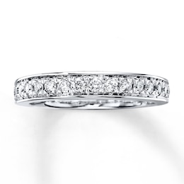 Previously Owned Diamond Ring 3/8 cttw Round-cut 14K White Gold