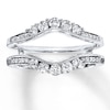 Thumbnail Image 0 of Previously Owned Diamond Enhancer Ring 5/8 ct tw Round-cut 14K White Gold