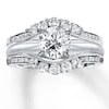 Thumbnail Image 1 of Previously Owned Diamond Enhancer Ring 5/8 ct tw Round-cut 14K White Gold