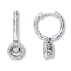 Thumbnail Image 1 of Previously Owned Unstoppable Love 1/5 ct tw Earrings Sterling Silver