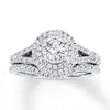 Thumbnail Image 0 of Previously Owned Diamond Bridal Set 1 ct tw Round-cut 14K White Gold