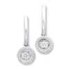 Thumbnail Image 1 of Previously Owned Earrings 1/2 ct tw Diamonds 14K White Gold