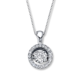 Previously Owned Unstoppable Love Diamond Necklace 1/2 ct tw 14K White Gold 18&quot;