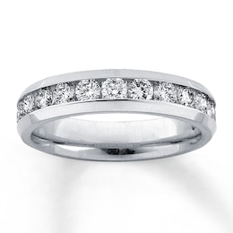 Previously Owned Diamond Anniversary Band 1 ct tw Round-cut 14K White Gold