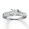 Thumbnail Image 1 of Previously Owned Diamond Engagement Ring 1 ct tw Princess-cut 14K White Gold