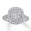 Thumbnail Image 0 of Previously Owned Neil Lane Ring 1-7/8 ct tw Cushion/Round-cut Diamonds 14K Gold