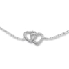 Thumbnail Image 1 of Previously Owned Heart Bracelet 1/8 ct tw Diamonds 10K White Gold