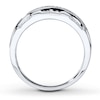 Thumbnail Image 2 of Previously Owned Men's Diamond Wedding Band 1/2 ct tw 10K White Gold