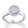 Thumbnail Image 0 of Previously Owned Diamond Engagement Ring 5/8 ct tw Round-cut 10K White Gold