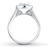 Thumbnail Image 1 of Previously Owned Diamond Engagement Ring 5/8 ct tw Round-cut 10K White Gold