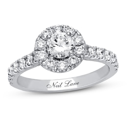 Previously Owned Neil Lane Diamond Engagement Ring 1-1/4 ct tw 14K White Gold