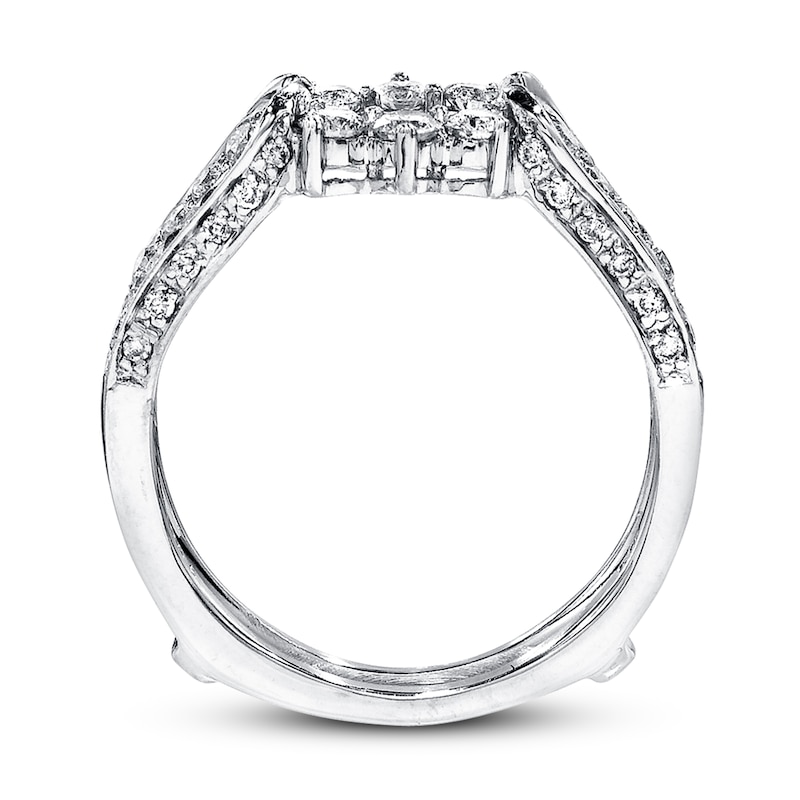 Main Image 3 of Previously Owned Diamond Enhancer Ring 3/4 ct tw Round-cut 14K White Gold